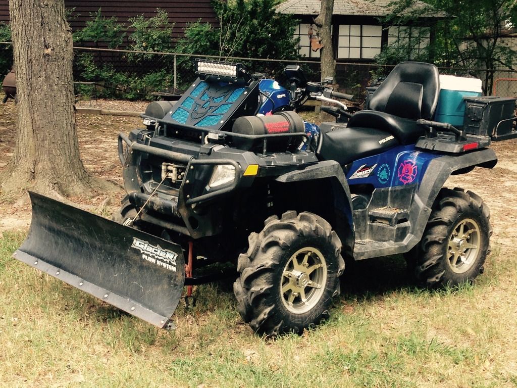 Glacier plow on 08 Sportsman Polaris ATV Forum